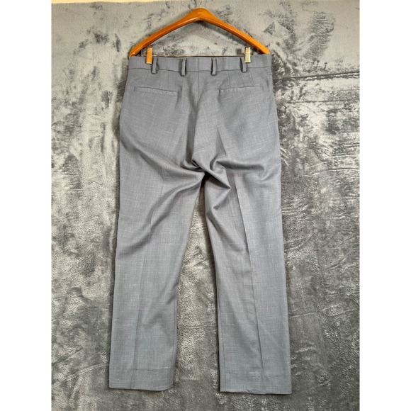 Taylor Stitch Pants Mens 32x28 Blue Skinny Fit Preppy Casual Wool Linen Blend - Picture 2 of 11